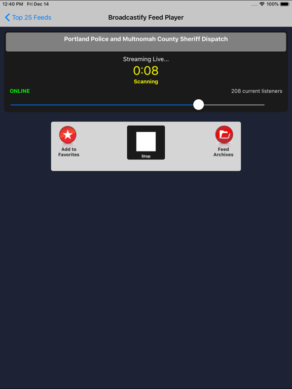 iPad Image of Broadcastify