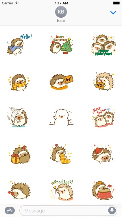 Winter of Hedgehog Sticker