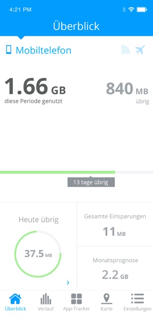 Mobilen Datenverbrauch überwachen