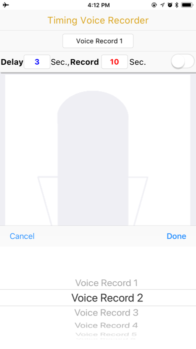 Timing Voice Recorder screenshot 2