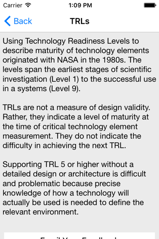 Technology Readiness Levels - náhled