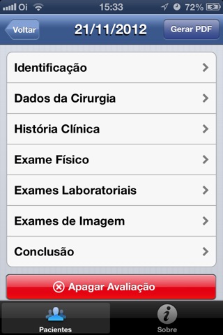 Avaliação Pré Anestésica screenshot 3