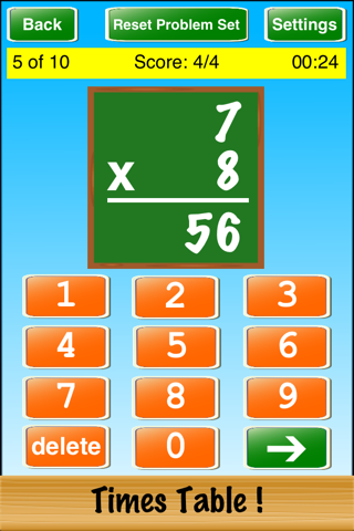 Times Table School ! ! screenshot 3