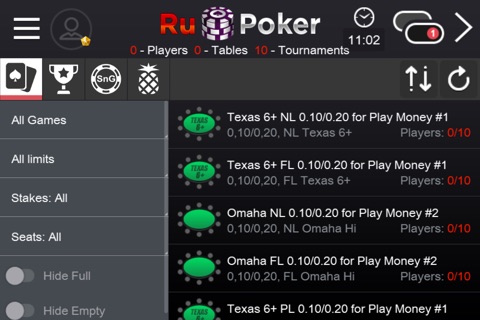 RuPoker screenshot 2