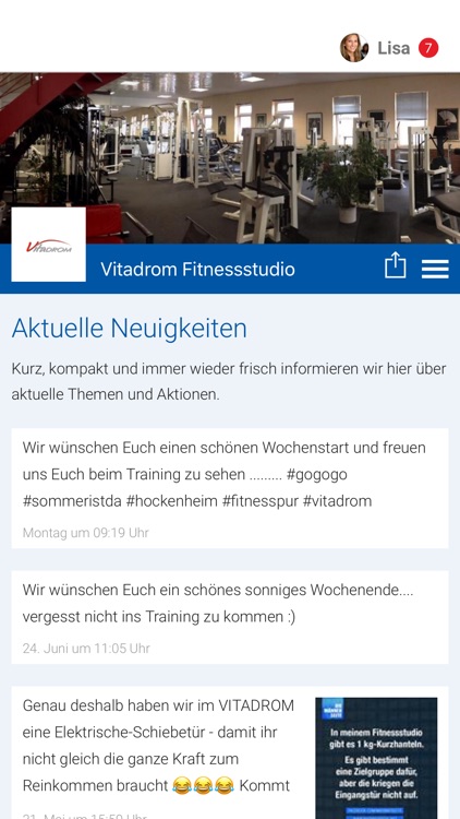 Vitadrom Fitnessstudio