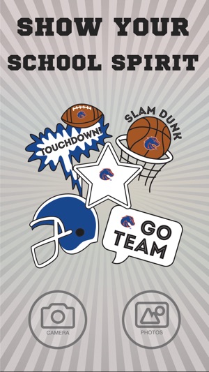 Boise State Broncos Selfie Stickers