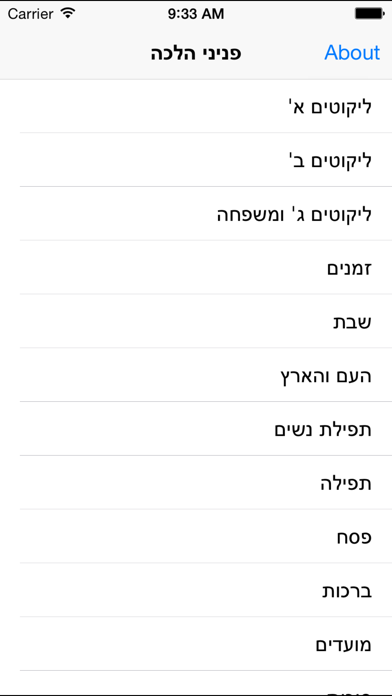 פניני הלכה - Pniney Halach Screenshot 2