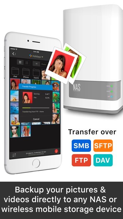 PhotoSync – transfer photos