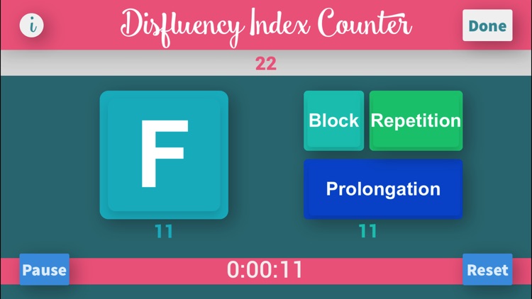 Disfluency Index Counter