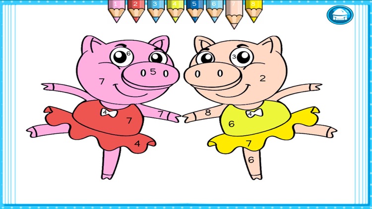 Coloring For Pig and Friends