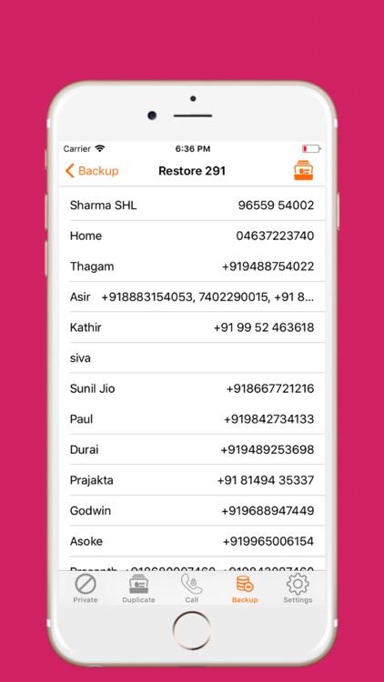 Hide Me & Contact Manager screenshot-3