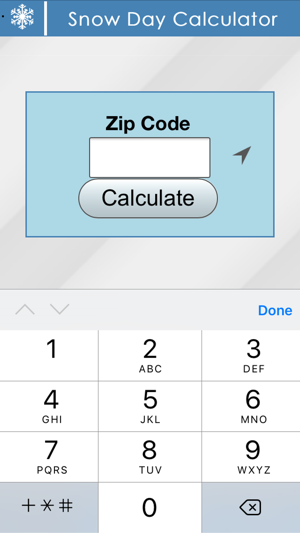 Snow Day Calculator