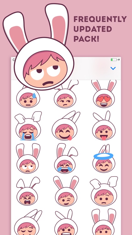 Bunnymoji - Cute Rabbit Bunny Emoji