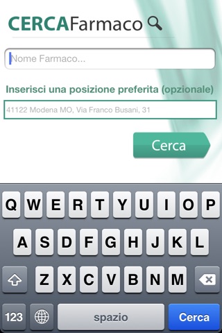 Cercafarmaco screenshot 2