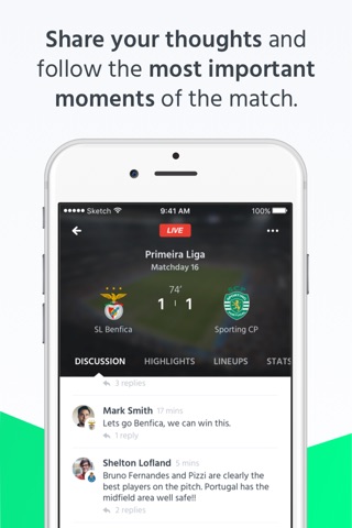 Finta - Football meets social screenshot 3