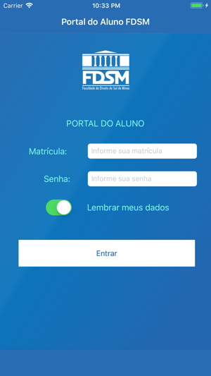 Portal do Aluno FDSM