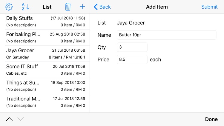 Shopping List - Simple screenshot-3