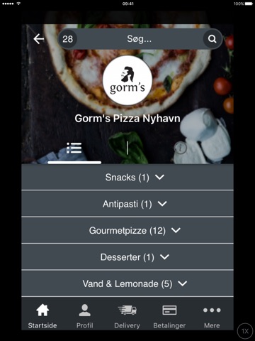 Gorm's pizza screenshot 2