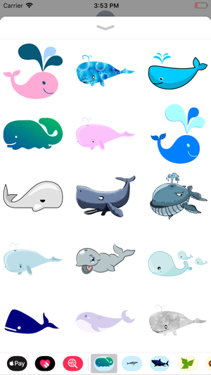 Winsome Whale Stickers