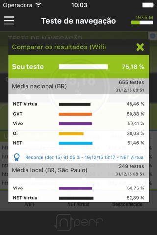 nPerf internet speed test screenshot 3