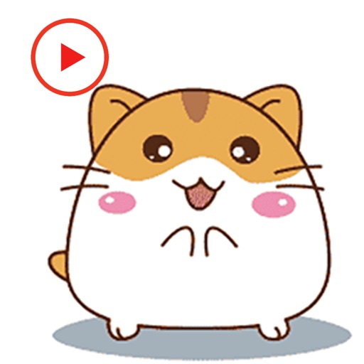 Fat Hamster Animated Stickers