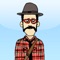 TL;DR description: This app lets you build your own hipsters and share them