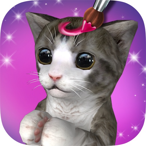 Color My Kitten Paint and Play iOS App