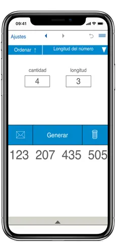 Screenshot 2 Generador de número aleatorio iphone