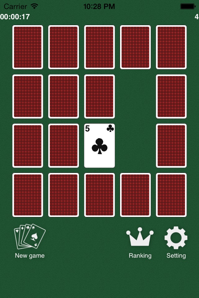 Solitaire / Memoria20 screenshot 2