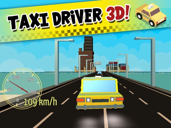 Taxi driver 3D car simulator screenshot 2