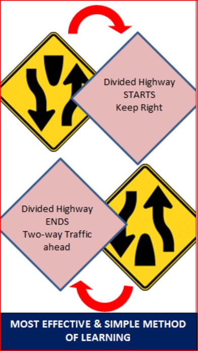 KS DMV Road Sign Flashcards screenshot 4