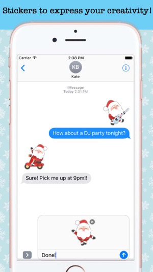 Christmas Santa Emoji Stickers(圖4)-速報App