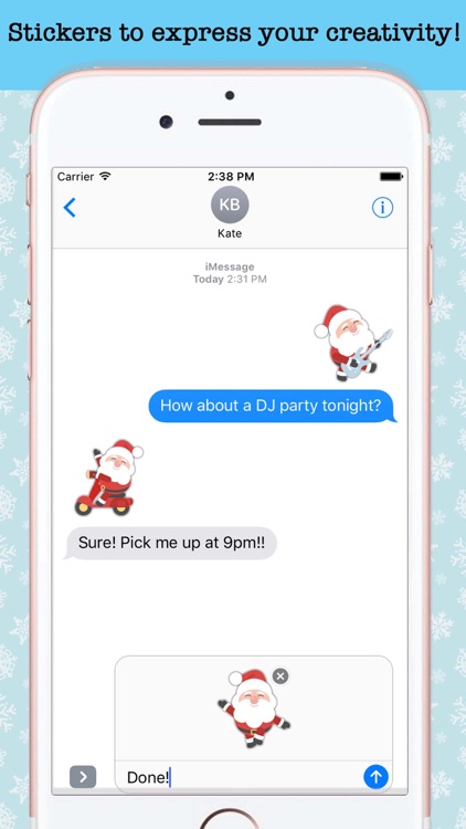 Christmas Santa Emoji Stickers screenshot-3