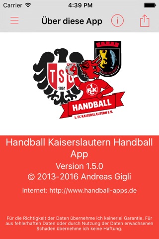 Handball Kaiserslautern screenshot 4