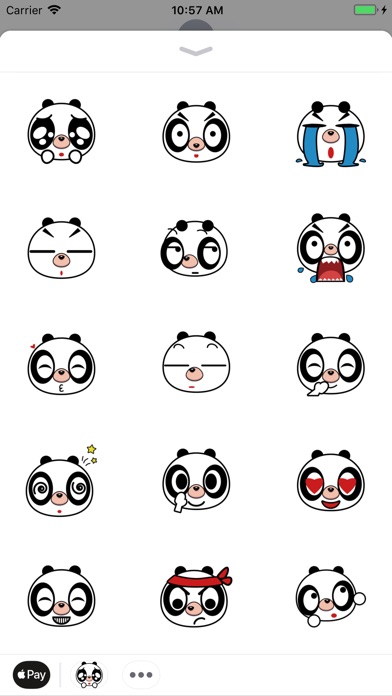 Lovely panda - Fx Sticker screenshot 2
