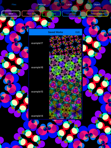 Kaleidoscope geometric Art - physical simulation screenshot 3
