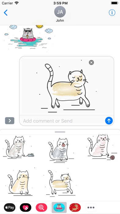 Cats Stickers. screenshot 3