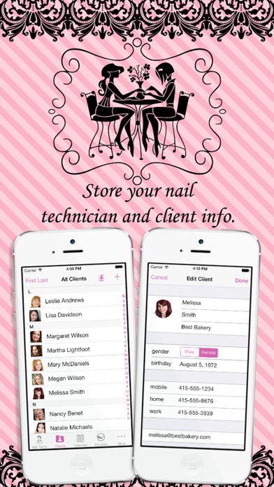 How to cancel & delete eNails - Nail salon appointment schedule calender from iphone & ipad 2