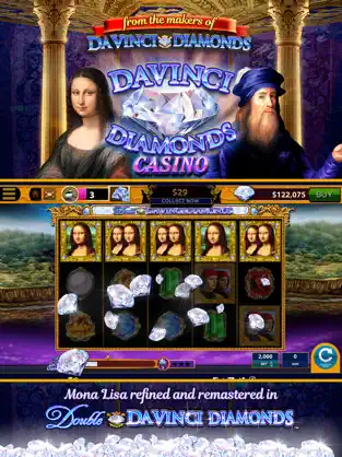 Screenshot 1 Da Vinci Diamonds Casino iphone