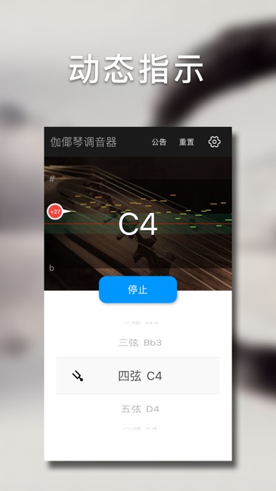 伽倻琴调音大师 - 快捷专业调音器 screenshot 2