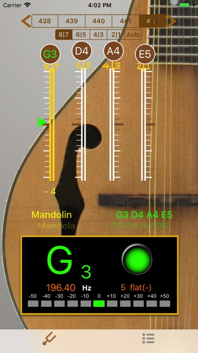 MandolinTuner - Tuner Mandolin screenshot 2