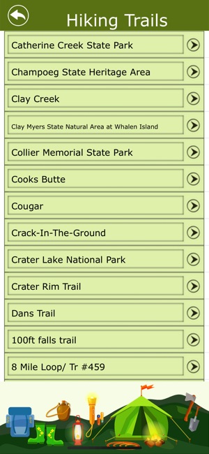 Oregon Campgrounds & Trails(圖4)-速報App