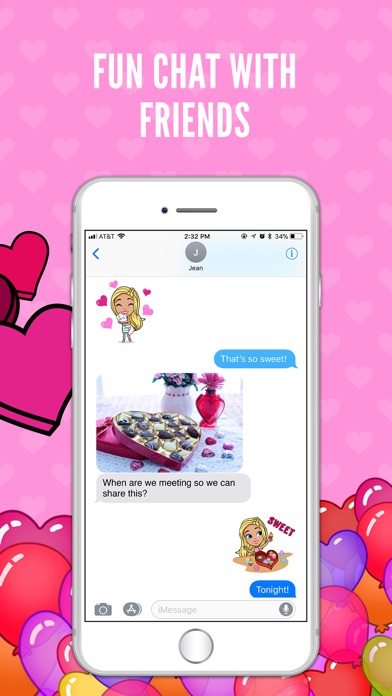 Barbie Valentine Stickers screenshot 4