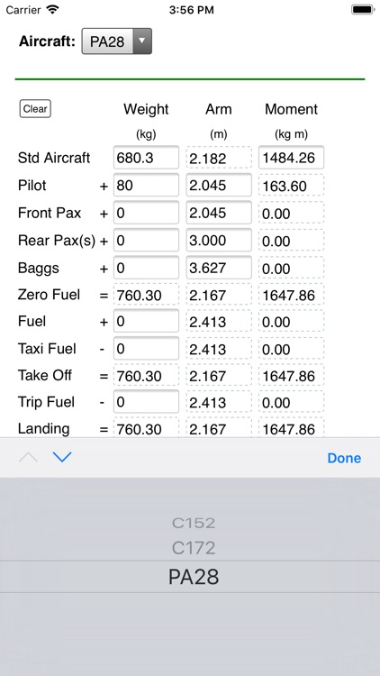 Load-sheet