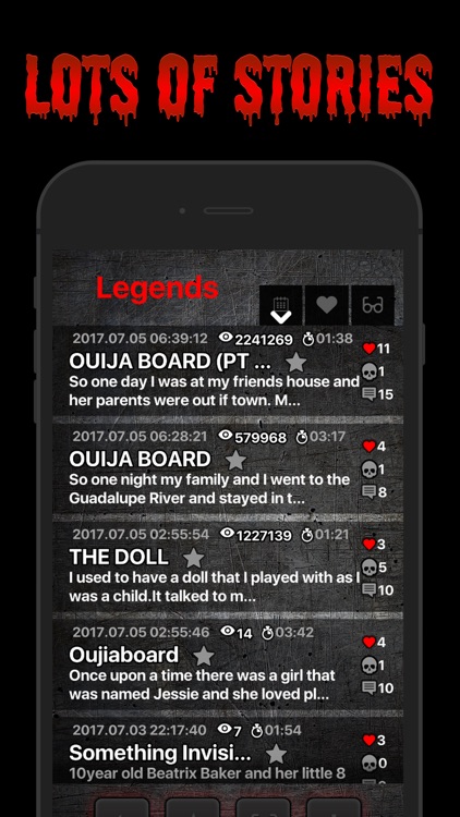 Scary Stories - Horror chat stories in the hooked
