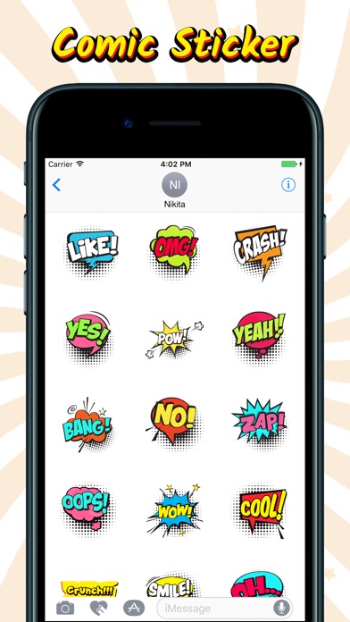 Comic Stickers Worldwide screenshot 3