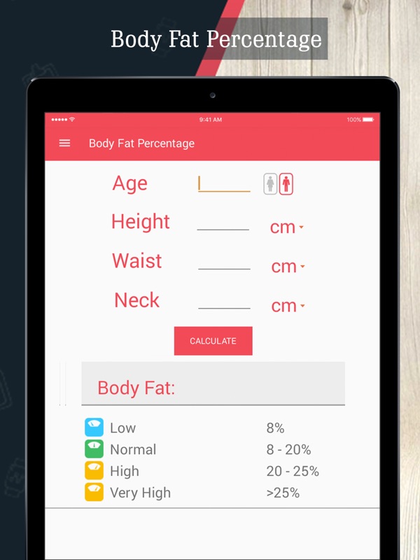 Bmi Calculator Bmr Body Fat Online Game Hack And Cheat