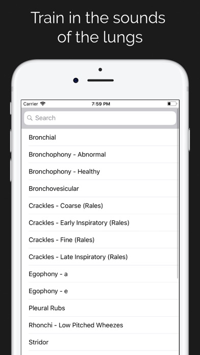 Respiratory and Lung sounds screenshot 2