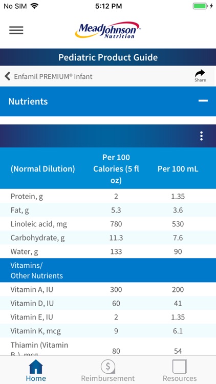 MJN Pediatric Product Guide screenshot-4