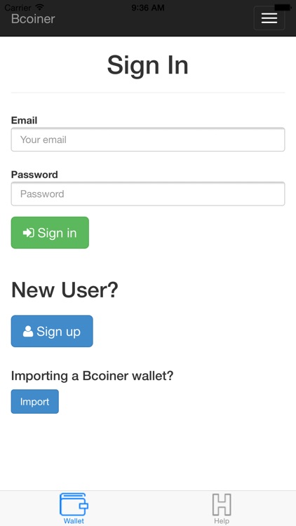 Bcoiner Bitcoin Wallet screenshot-3